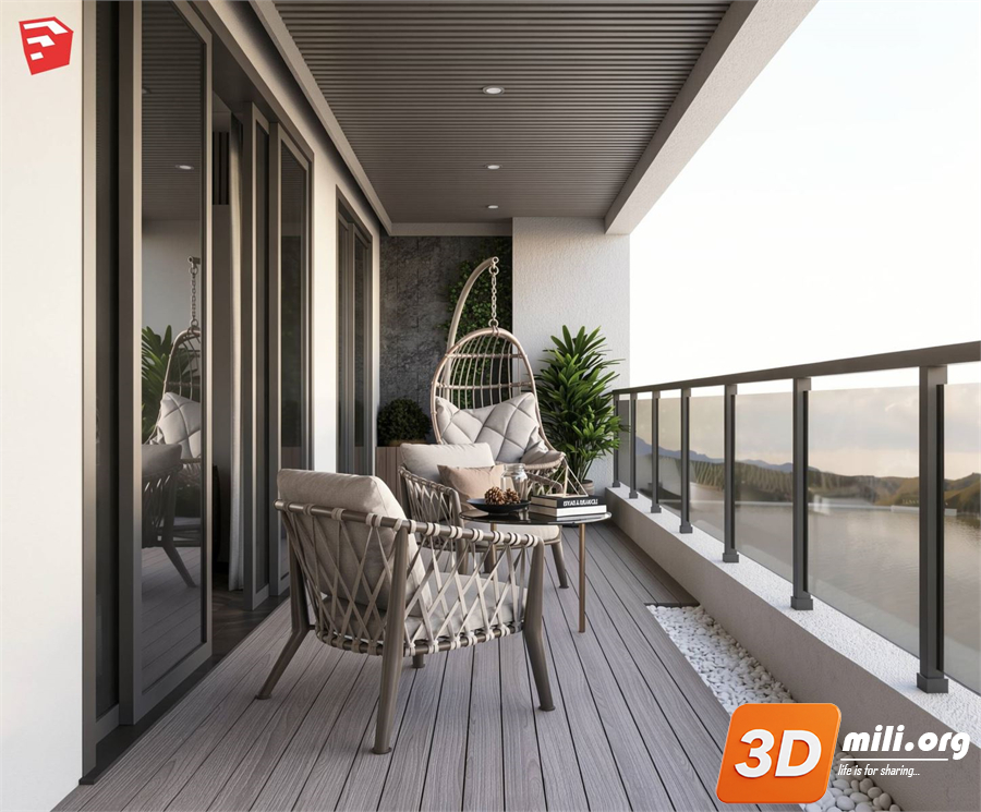 Balcony Skp Files